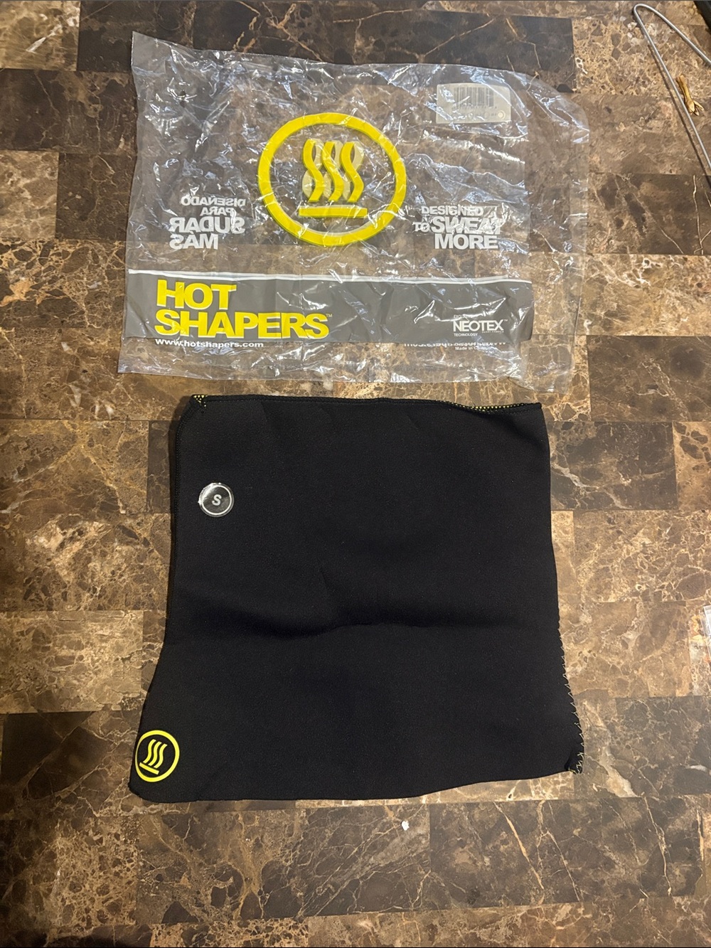 NIB HOT SHAPERS Black Neoprene Waist Trainer - Small